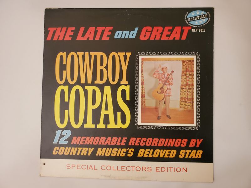 Cowboy Copas The Late and Great Cowboy Copas vinyl record